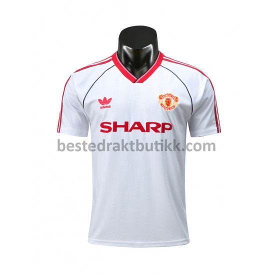 Fotballdrakter Manchester United Retro Bortedraktsett 1988 til Herre