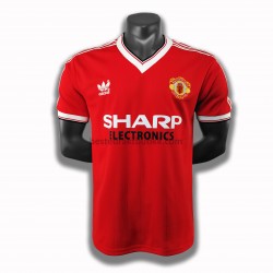 Fotballdrakter Manchester United Retro Hjemmedraktsett 1983 til Herre