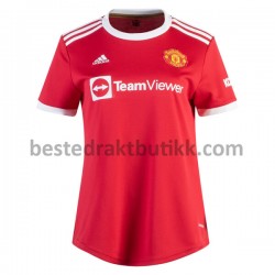 Fotballdrakter Manchester United Hjemmedraktsett 2021-2022 til Dame