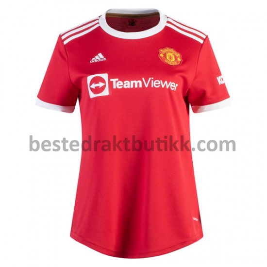Fotballdrakter Manchester United Hjemmedraktsett 2021-2022 til Dame