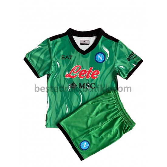Fotballdrakter SSC Napoli Keeper Hjemmedraktsett 2021-2022 til Barn