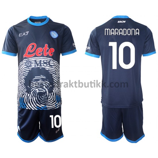 Fotballdrakter SSC SSC Napoli Diego Maradona 10 Special 2 Hjemmedraktsett 2021-2022 til Barn
