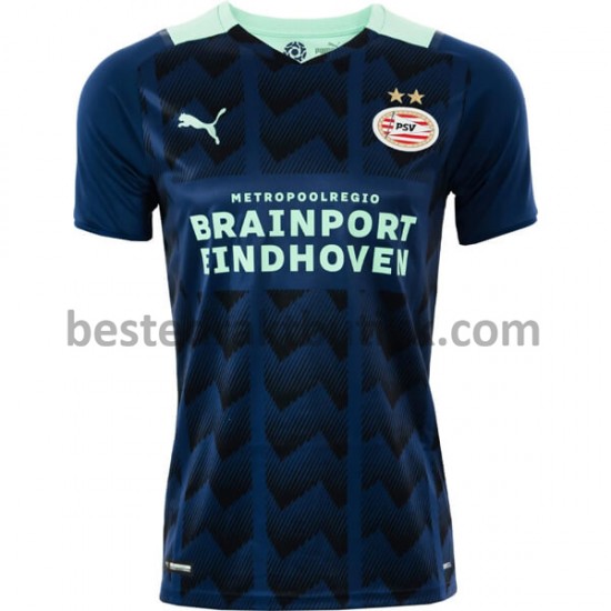 Fotballdrakter PSV Eindhoven Bortedraktsett 2021-2022 til Herre