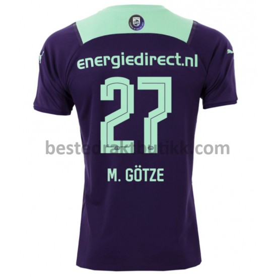 Fotballdrakter PSV Eindhoven Mario Gotze 27 Bortedraktsett 2021-2022 til Herre