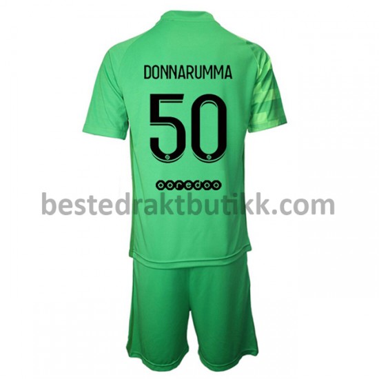 Fotballdrakter Paris Saint-Germain Keeper Gianluigi Donnarumma 50 Tredjedraktsett 2021-2022 til Barn