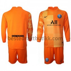 Fotballdrakter Paris Saint-Germain Keeper Hjemmedraktsett 2021-2022 Langermet til Barn