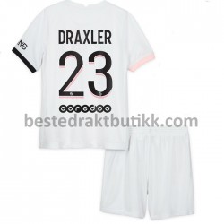 Fotballdrakter Paris Saint-Germain Julian Draxler 23 Bortedraktsett 2021-2022 til Barn