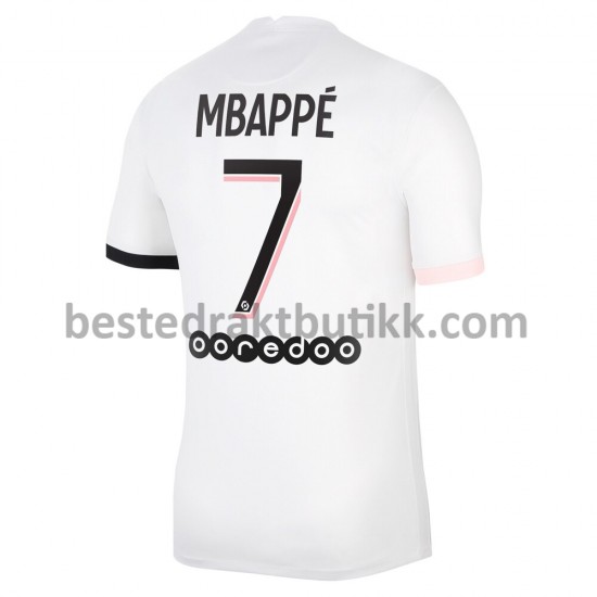 Fotballdrakter Paris Saint-Germain Kylian Mbappé 7 Bortedraktsett 2021-2022 til Herre