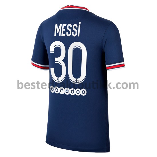 Fotballdrakter Paris Saint-Germain Lionel Messi 30 Hjemmedraktsett 2021-2022 til Herre