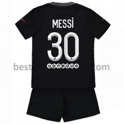Fotballdrakter Paris Saint-Germain Lionel Messi 30 Tredjedraktsett 2021-2022 til Barn