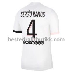 Fotballdrakter Paris Saint-Germain Sergio Ramos 4 Bortedraktsett 2021-2022 til Herre