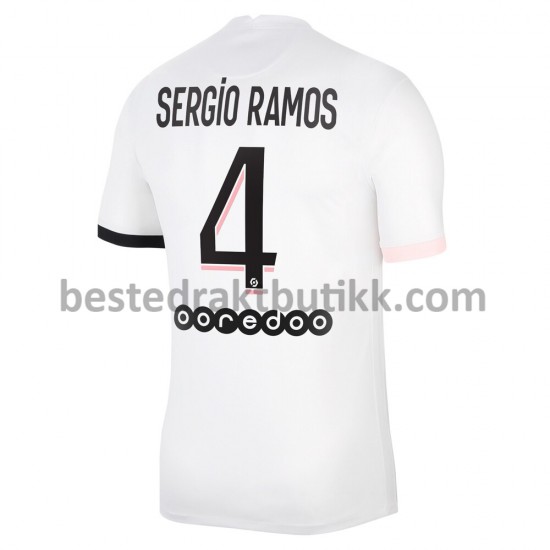 Fotballdrakter Paris Saint-Germain Sergio Ramos 4 Bortedraktsett 2021-2022 til Herre
