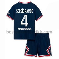 Fotballdrakter Paris Saint-Germain Sergio Ramos 4 Hjemmedraktsett 2021-2022 til Barn