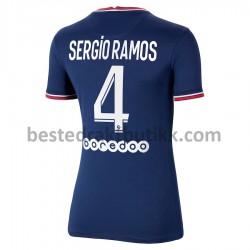 Fotballdrakter Paris Saint-Germain Sergio Ramos 4 Hjemmedraktsett 2021-2022 til Dame