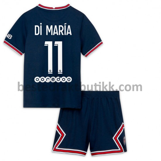 Fotballdrakter Paris Saint-Germain PSG Angel Di Maria 11 Hjemmedraktsett 2021-2022 til Barn