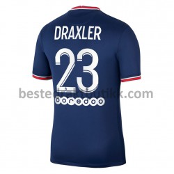 Fotballdrakter Paris Saint-Germain PSG Julian Draxler 23 Hjemmedraktsett 2021-2022 til Herre