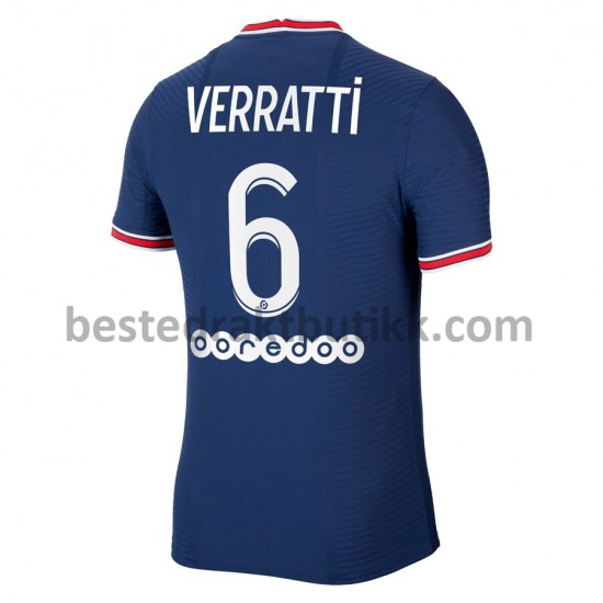 Fotballdrakter Paris Saint-Germain PSG Marco Verratti 6 Hjemmedraktsett 2021-2022 til Herre