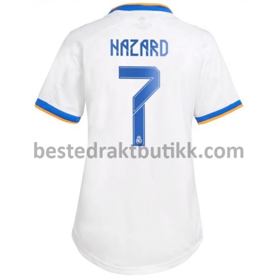 Fotballdrakter Real Madrid Eden Hazard 7 Hjemmedraktsett 2021-2022 til Dame
