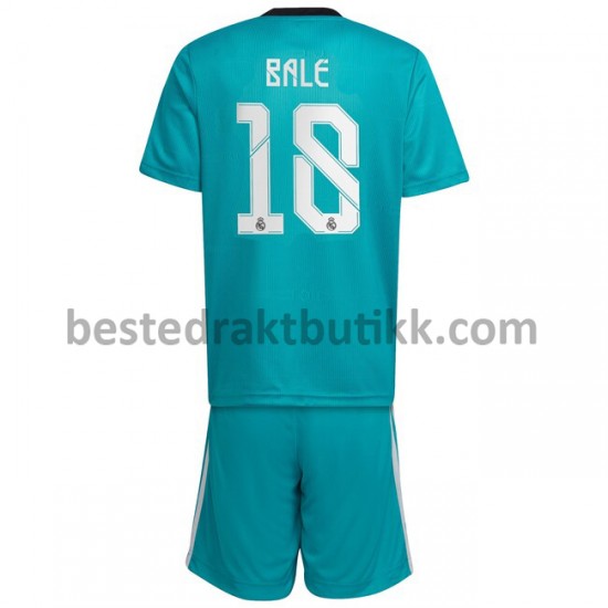 Fotballdrakter Real Madrid Gareth Bale 18 Tredjedraktsett 2021-2022 til Barn