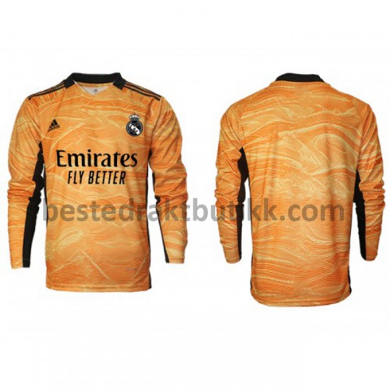 Fotballdrakter Real Madrid Keeper Bortedraktsett 2021-2022 Langermet til Herre