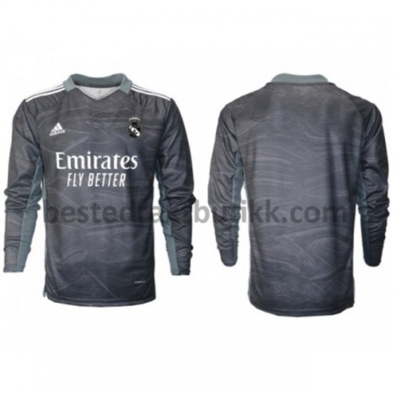 Fotballdrakter Real Madrid Keeper Hjemmedraktsett 2021-2022 Langermet til Herre