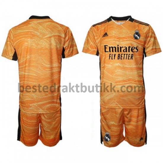 Fotballdrakter Real Madrid Keeper Bortedraktsett 2021-2022 til Barn