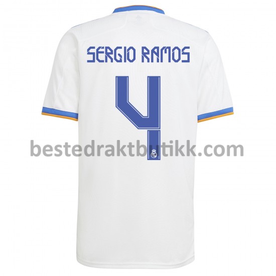 Fotballdrakter Real Madrid Sergio Ramos 4 Hjemmedraktsett 2021-2022 til Herre