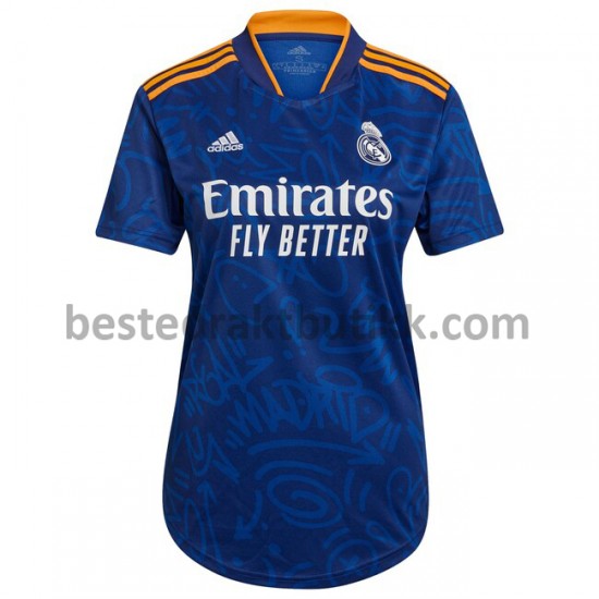 Fotballdrakter Real Madrid Bortedraktsett 2021-2022 til Dame