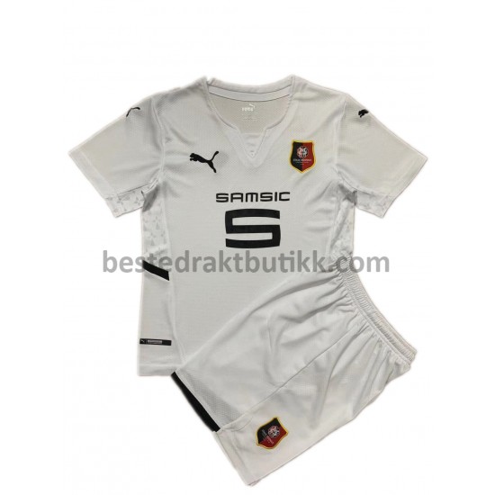Fotballdrakter Stade Rennais Bortedraktsett 2021-2022 til Barn