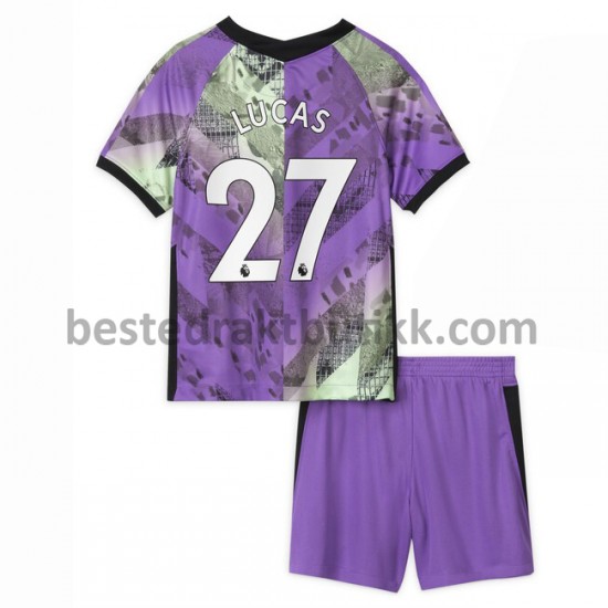 Fotballdrakter Tottenham Hotspur Lucas Moura 27 Tredjedraktsett 2021-2022 til Barn