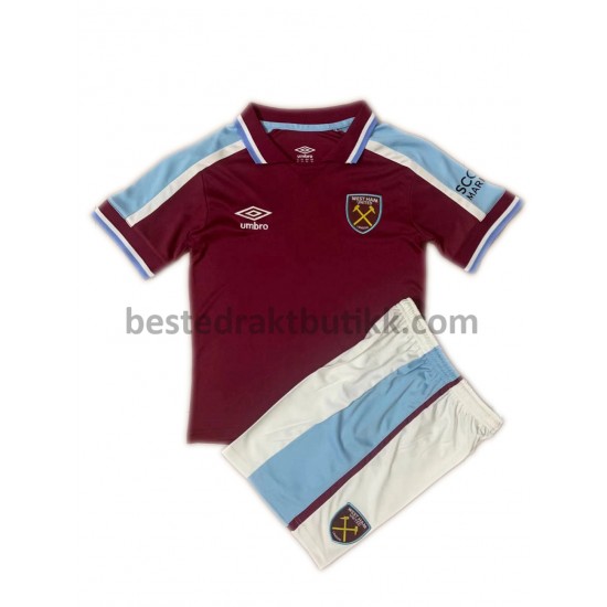 Fotballdrakter West Ham United Hjemmedraktsett 2021-2022 til Barn