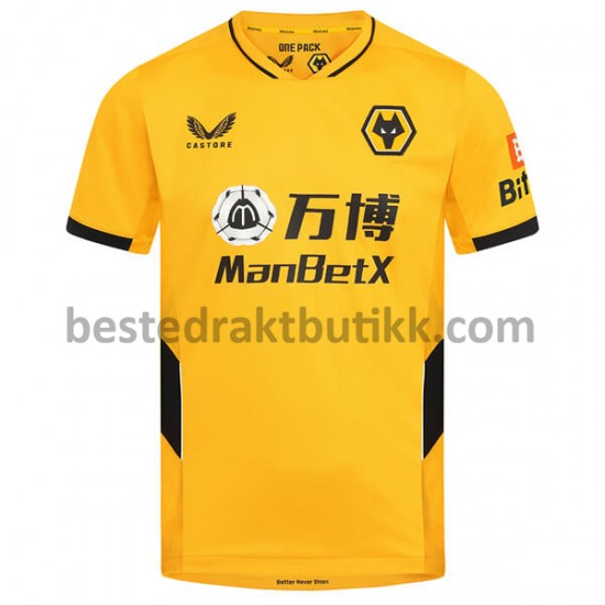 Fotballdrakter Wolverhampton Wanderers Hjemmedraktsett 2021-2022 til Herre