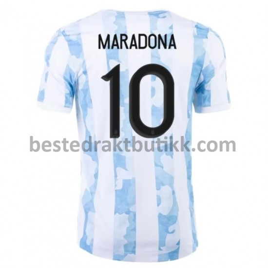 Fotballdrakter Argentina Maradona 10 Hjemmedraktsett 2021 til Herre