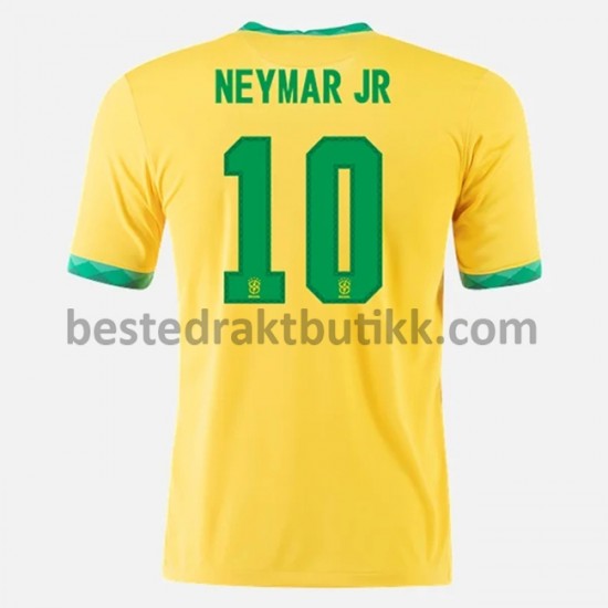 Fotballdrakter Brasil Neymar JR 10 Hjemmedraktsett 2020-2021 til Herre