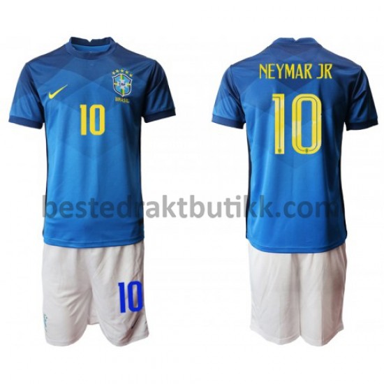 Fotballdrakter Brasil Neymar JR 10 Bortedraktsett 2020-2021 til Barn