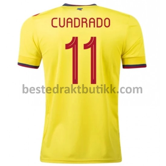 Fotballdrakter Colombia Cuadrado 11 Hjemmedraktsett 2020-2021 til Herre