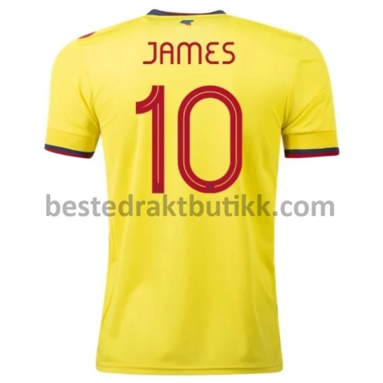 Fotballdrakter Colombia James 10 Hjemmedraktsett 2020-2021 til Herre