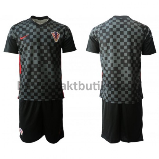 Fotballdrakter Kroatia Bortedraktsett Euro 2020 til Barn