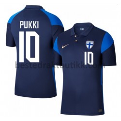 Fotballdrakter Finland Teemu Pukki 10 Bortedraktsett Euro 2020 til Herre