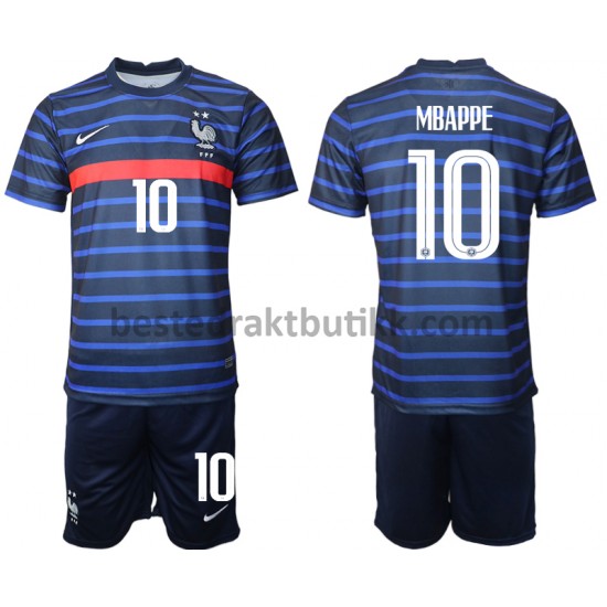 Fotballdrakter Frankrike Kylian Mbappé 10 Hjemmedraktsett Euro 2020 til Barn
