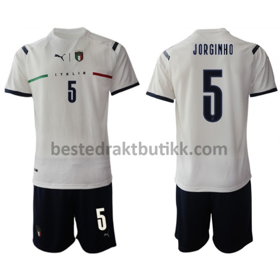 Fotballdrakter Italia Manuel Locatelli 5 Bortedraktsett 2021-2022 til Barn