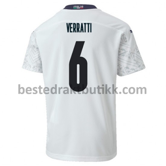 Fotballdrakter Italia VERRATTI 6 Bortedraktsett Euro 2020 til Herre