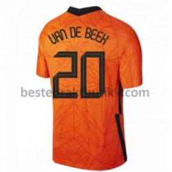 Fotballdrakter Nederland Donny van de Beek 20 Hjemmedraktsett Euro 2020 til Herre
