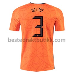 Fotballdrakter Nederland MATTHIJS DE LIGT 3 Hjemmedraktsett Euro 2020 til Herre