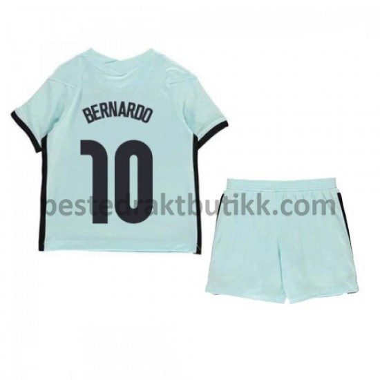 Fotballdrakter Portugal Bernardo Silva 10 Bortedraktsett Euro 2020 til Barn
