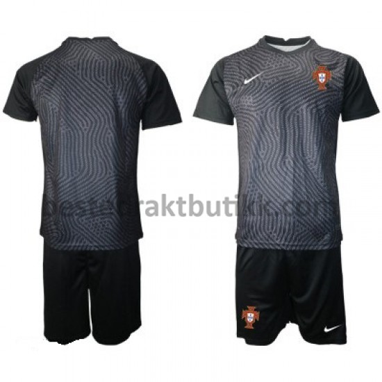 Fotballdrakter Portugal Keeper Hjemmedraktsett Euro 2020 til Barn