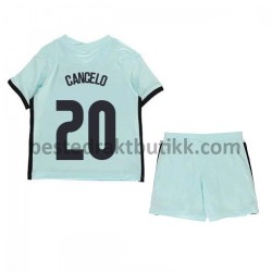 Fotballdrakter Portugal Joao Cancelo 20 Bortedraktsett Euro 2020 til Barn