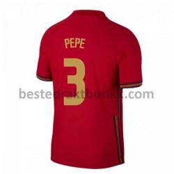 Fotballdrakter Portugal Pepe 3 Hjemmedraktsett Euro 2020 til Herre