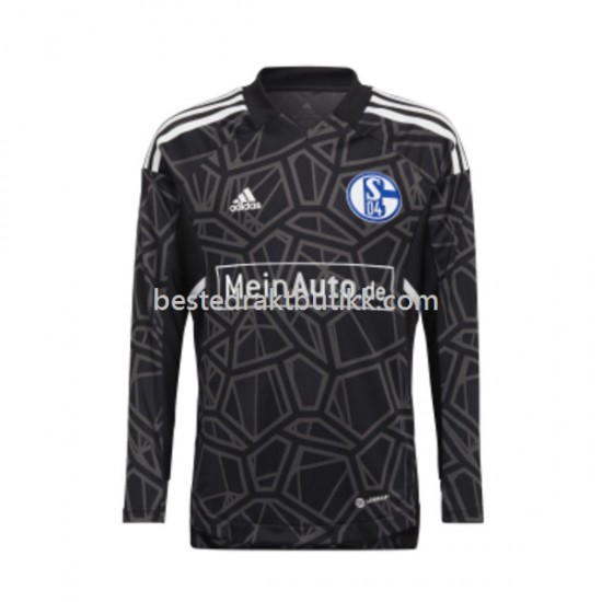 Fotballdrakter FC Schalke 04 Keeper Hjemmedraktsett 2022-2023 Langermet til Herre