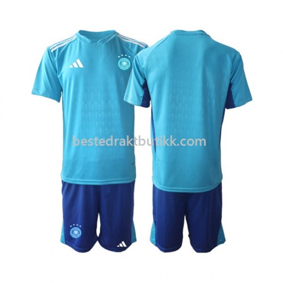 Fotballdrakter Tyskland Keeper Hjemmedraktsett Fotball-VM 2022 Kortermet til Barn